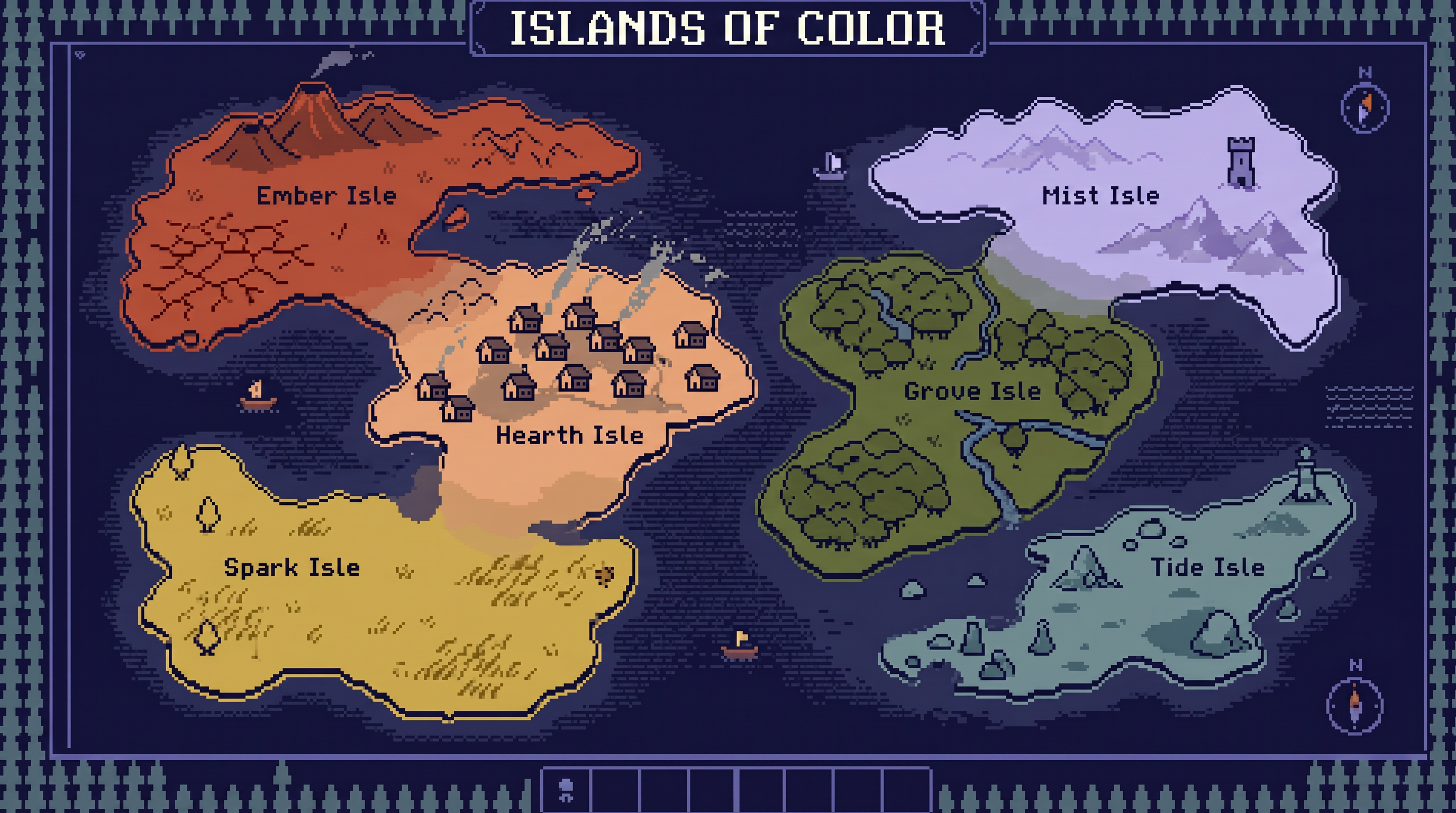 ISLANDS OF COLOR